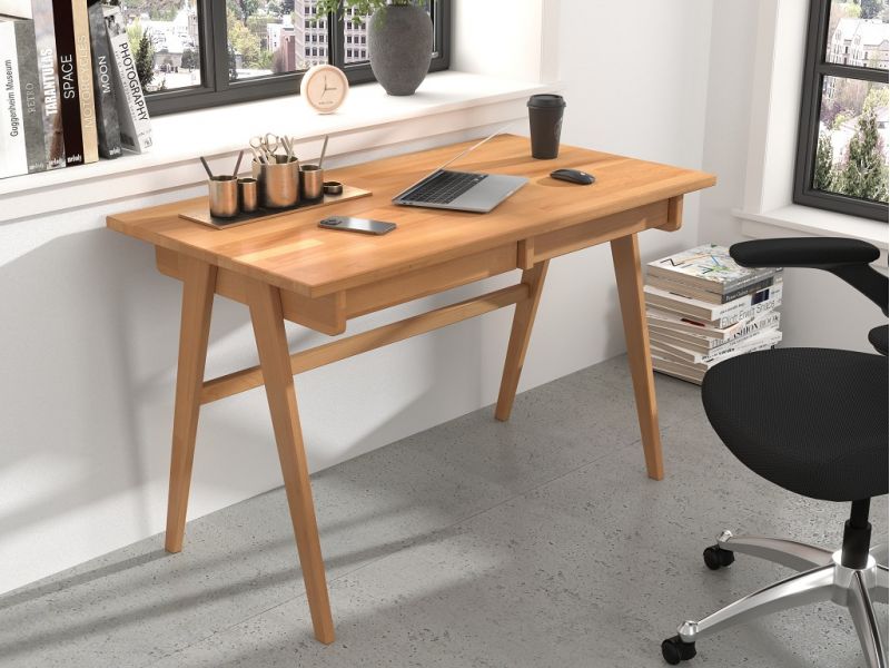 Bureau Myosotis en hêtre massif