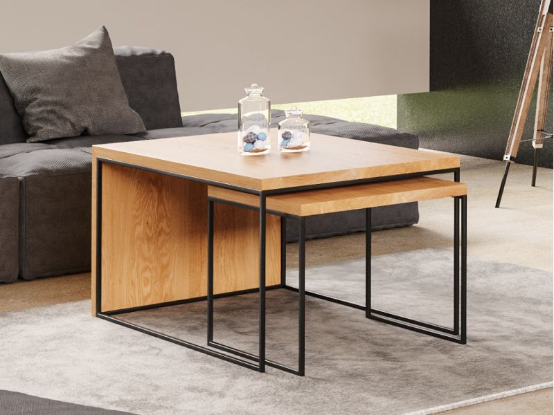 Tables basse Ottawa 2 en chêne massif