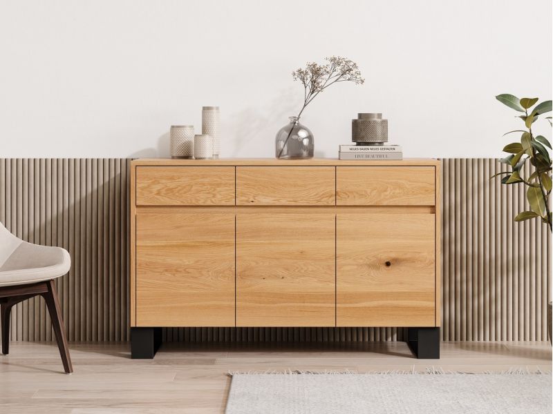 Buffet Rimouski en chêne massif