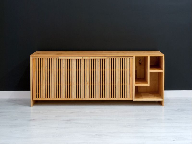 Buffet Calgary en chêne massif 