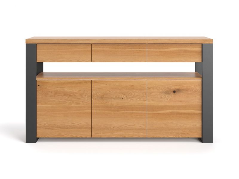 Buffet Vancouver en chêne massif