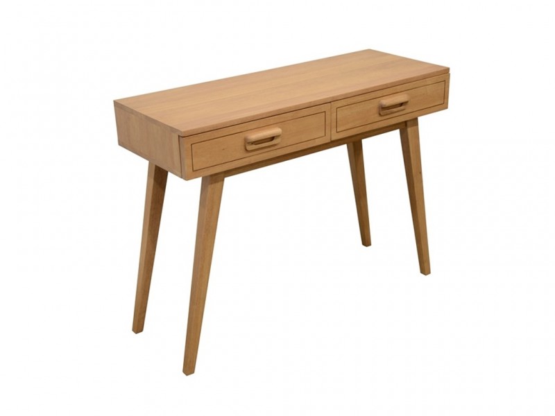 Console Vintage en hévéa massif