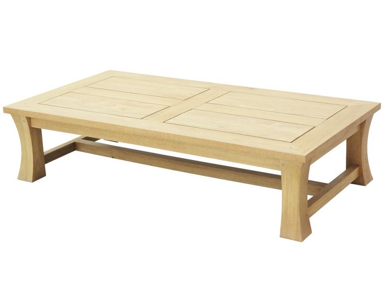 Table basse Lampang en hévéa massif