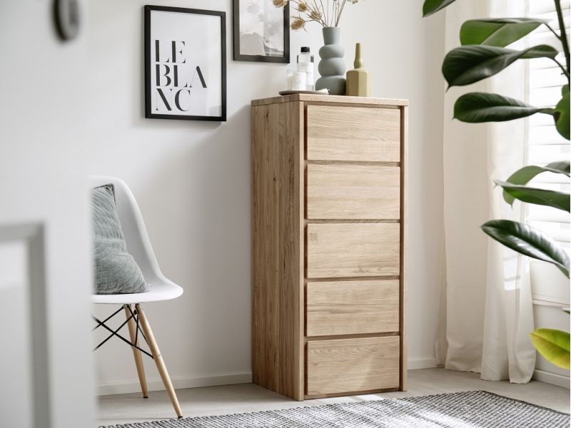 Chiffonnier Léo en chêne massif