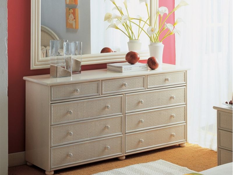 Commode Almansa en rotin