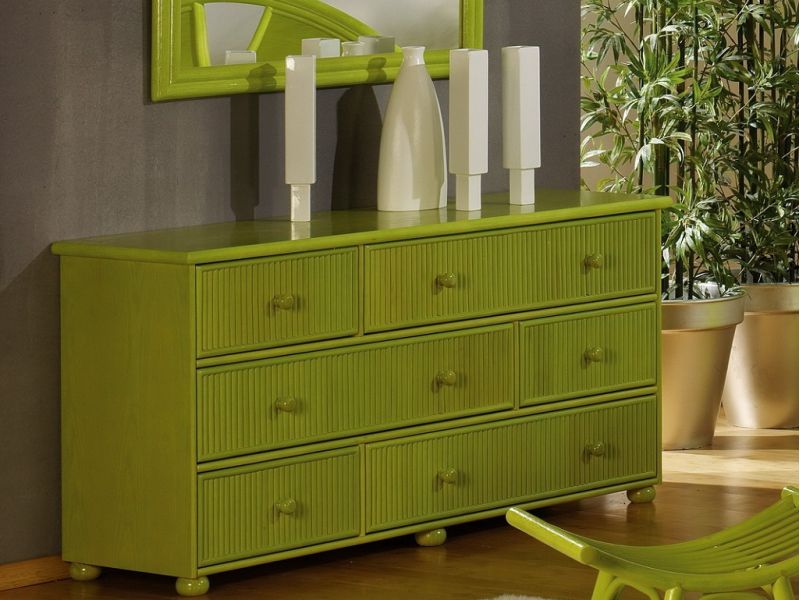 Commode Gérone en rotin