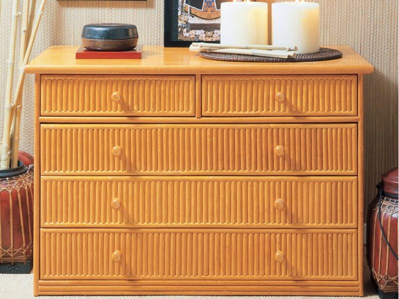 Commode Zamora en rotin