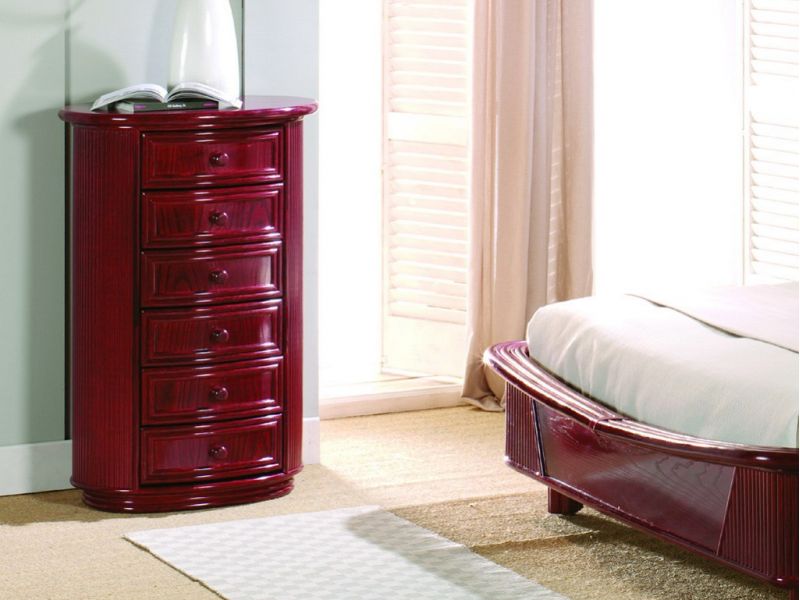 Chiffonnier Potes en rotin 