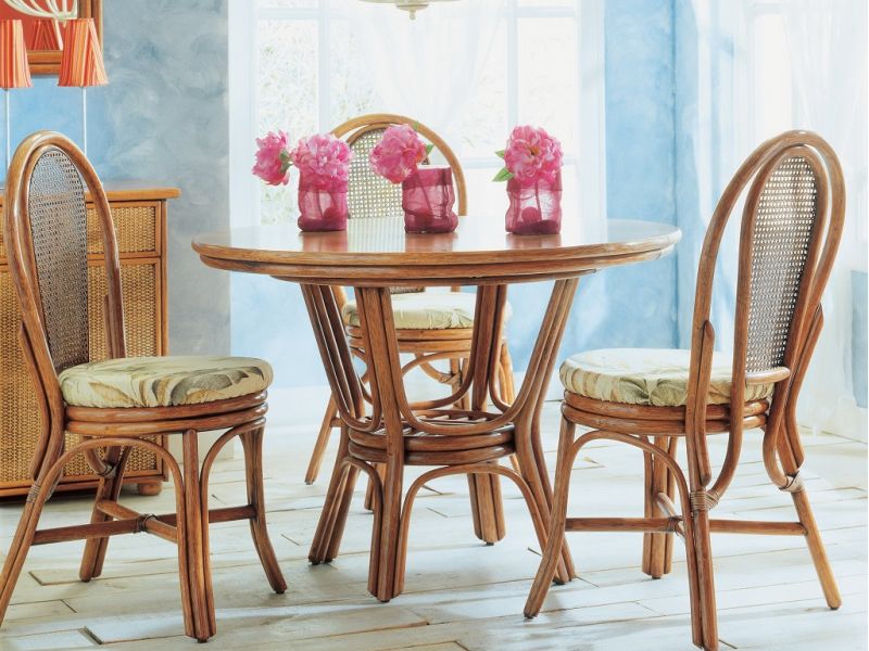 Table de salle à manger Daroca en rotin
