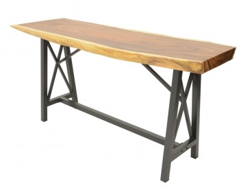 table mange-debout 150cm en bois recyclés - INDUSTRYAL