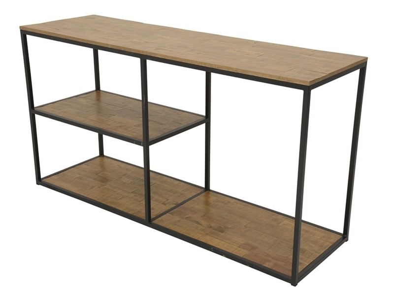 Meuble TV en bois recyclé et métal Meuble TV en bois recyclé et métal