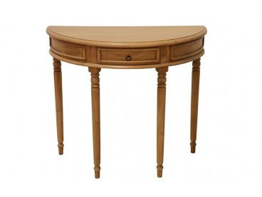 Console vernis miel en bois massif