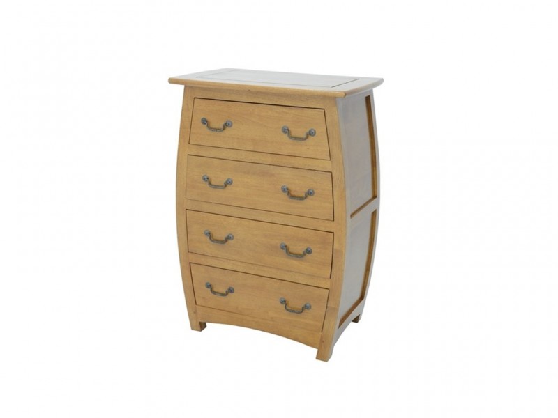 COMMODE DE PORT BORDELAISE EN ACAJOU MASSIF