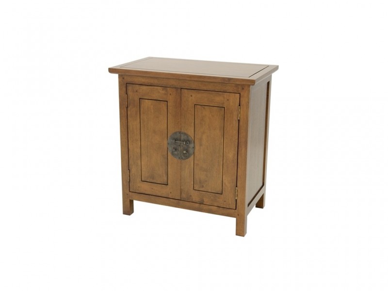 Buffet vernis miel en hévéa Buffet vernis miel en hévéa