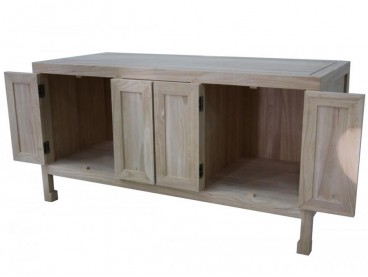 Buffet en bois massif brut
