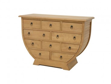 Commode en bois huilé naturel