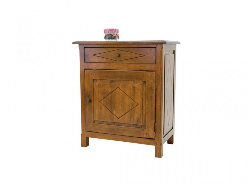 Buffet finition vernis miel en hévéa Buffet finition vernis miel en hévéa