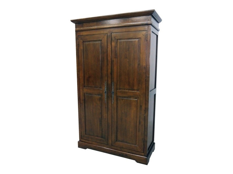 Armoire en bois massif, finition vernis noyer Armoire en bois massif, finition vernis noyer