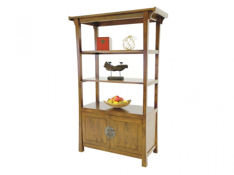 Étagère en hévéa, Finition Vernis Miel Étagère en hévéa, Finition Vernis Miel