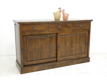 Buffet Rayong de style ancien bois foncé