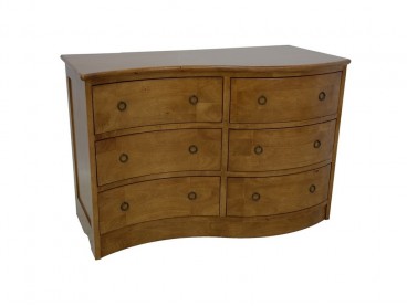 Commode en bois massif 6 tiroirs