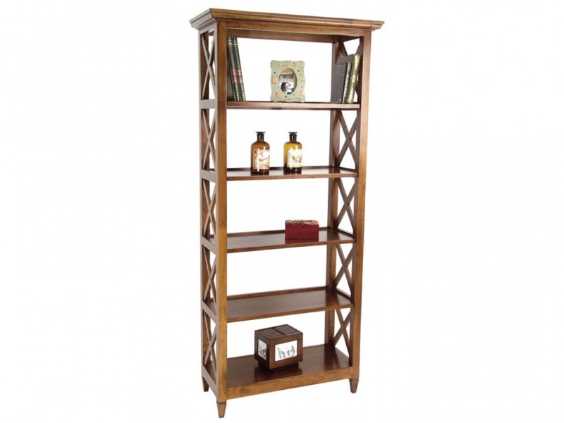 Etagère Satun en bois massif vernis miel Etagère Satun en bois massif vernis miel