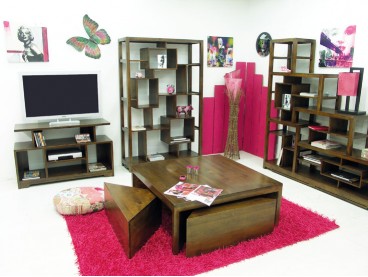 Composition salon avec meuble Ranong