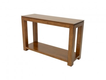 Console 120 cm en bois massif, Finition Vernis Miel