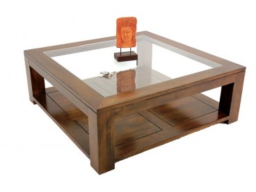 Table basse Bangkok 110 cm en bois massif