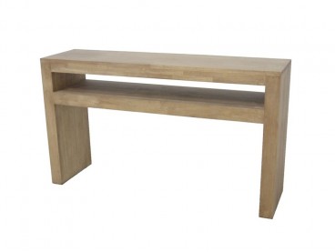 Console en bois massif, Finition Huilé Naturel