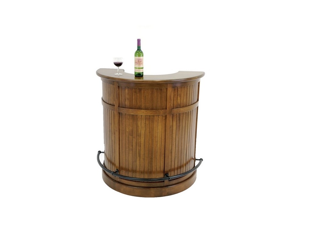 Meuble bar en bois massif