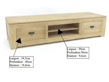 Dimensions utiles du meuble TV Bangkok 6
