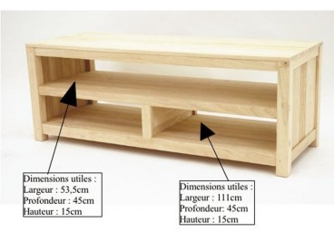 Dimensions utiles Meuble TV Pattaya 3