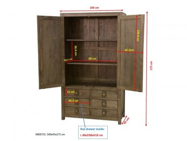 Dimensions armoire Pattaya