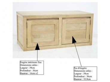 Dimensions du meuble bas Tak