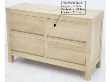 Dimensions utiles Commode Tak 2