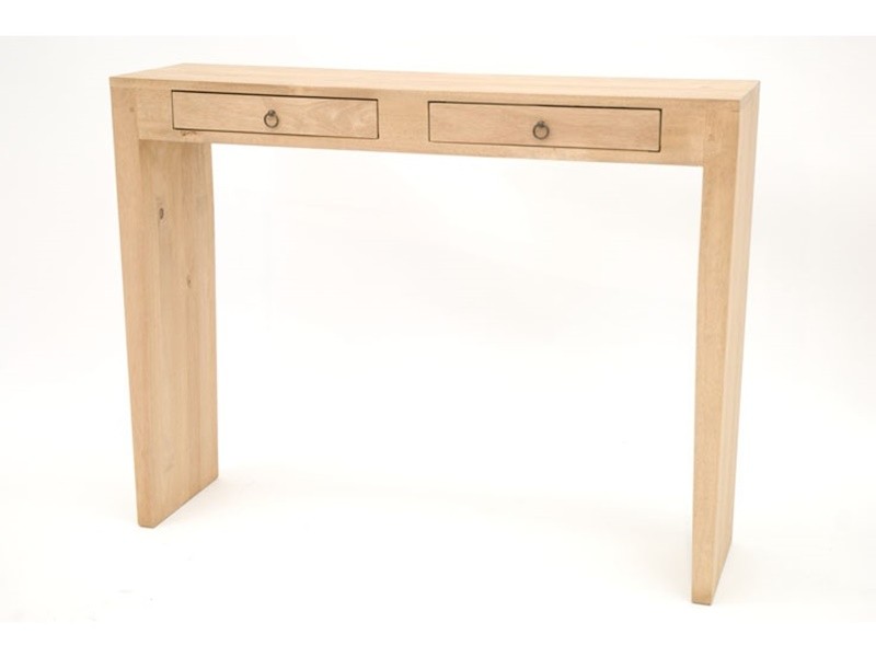 Console Ranong 9 en hévéa massif