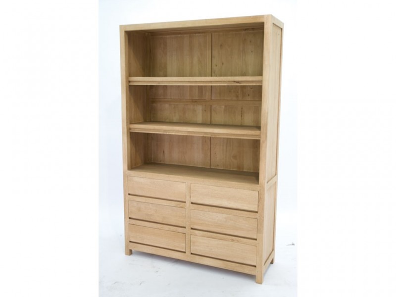 Bibliothèque Tak 2 en hévéa massif