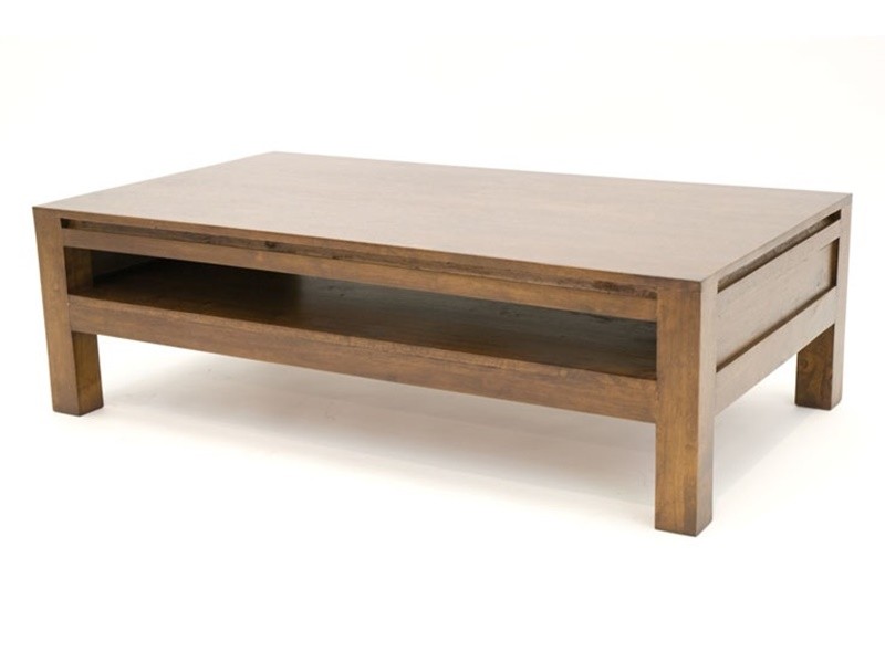 Table basse Tak 2 en hévéa massif