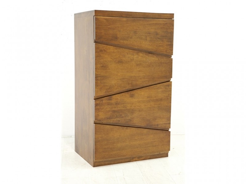 Commode Ranong en hévéa massif