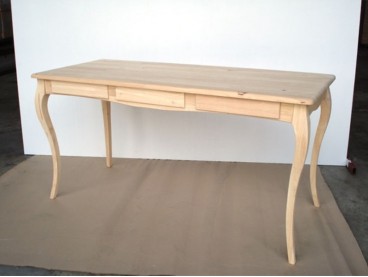 Bureau Florencia 150 cm en bois d'hévéa massif