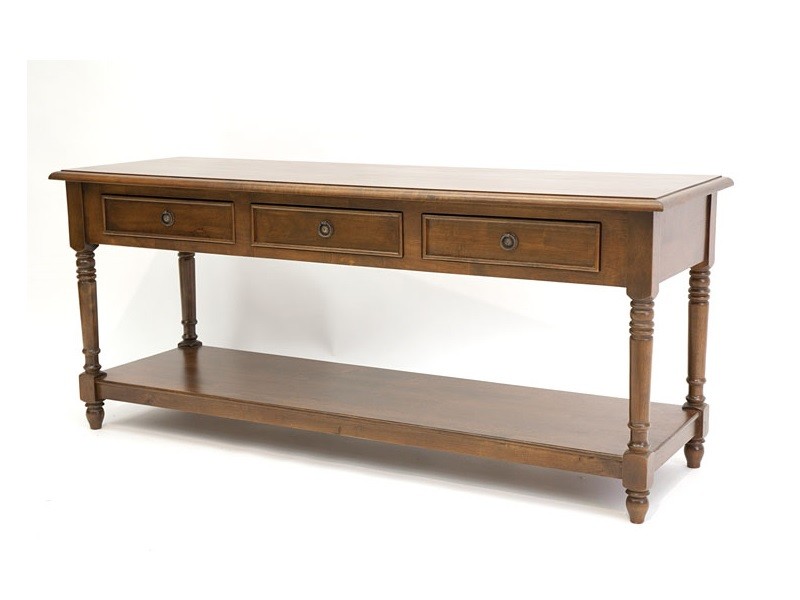 Meuble TV Venise en hévéa massif