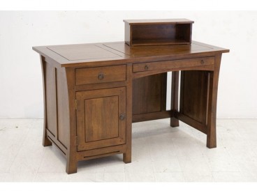 Bureau Lampang en bois massif 125 cm