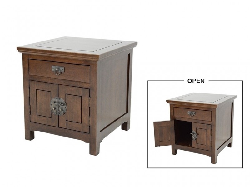 Chevet Yala en hévéa massif