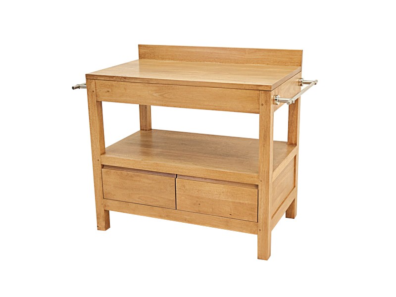 Meuble Simple vasque Océania en hévéa massif