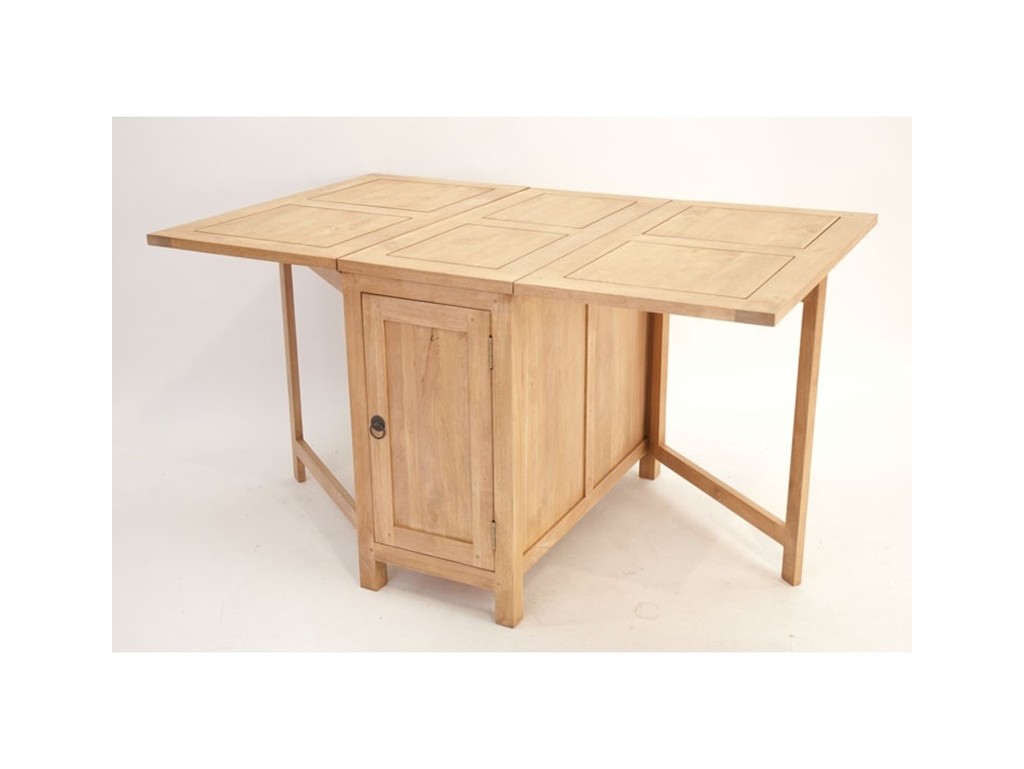 Table pliante de Cuisine en Bois Massif Ciré 140 cm