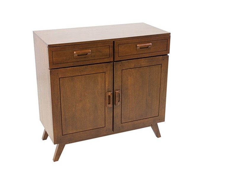 Buffet Vintage 3 en hévéa massif