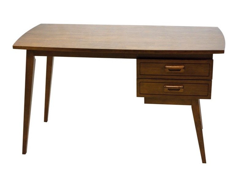 Bureau Vintage en hévéa massif