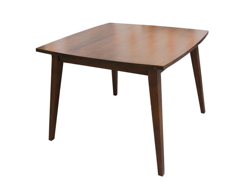 Table carrée Vintage en hévéa massif