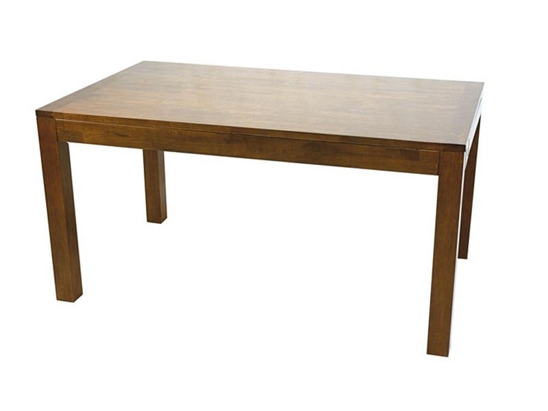 Table de repas Tak 150 x 90 cm en bois d'hévéa massif
